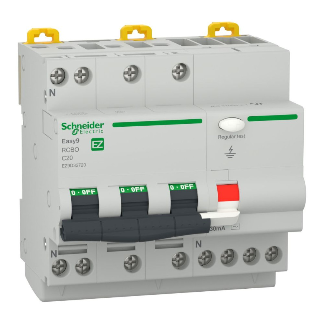 Siguranta automata diferentiala Vigi 3P+N 32A AC RCBO 30mA Schneider Electric